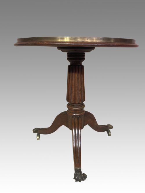 GEORGIAN MAHOGANY REVOLVING BUTLERS TABLE - ADDITIONAL PHOTO 1