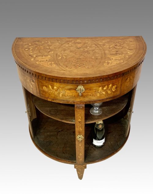 ANTIQUE DUTCH MARQUETRY SIDE CABINETANTIQUE DUTCH MARQUETRY SIDE CABINET - ADDITIONAL PHOTO 2