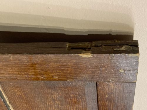 PAIR OF GEORGIAN SCUMBLED PINE DOORS - ADDITIONAL PHOTO 2