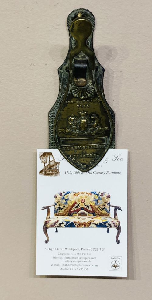 EARLY VICTORIAN BRASS PAPER CLIP - ADDITIONAL PHOTO 4