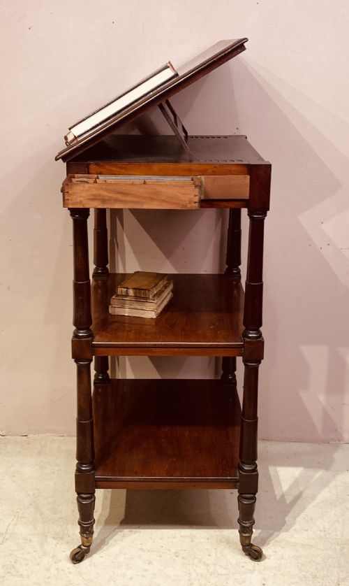 GEORGIAN MAHOGANY WHATNOT POSSIBLY GILLOWS - ADDITIONAL PHOTO 2