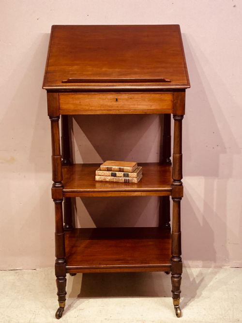 GEORGIAN MAHOGANY WHATNOT POSSIBLY GILLOWS - ADDITIONAL PHOTO 5