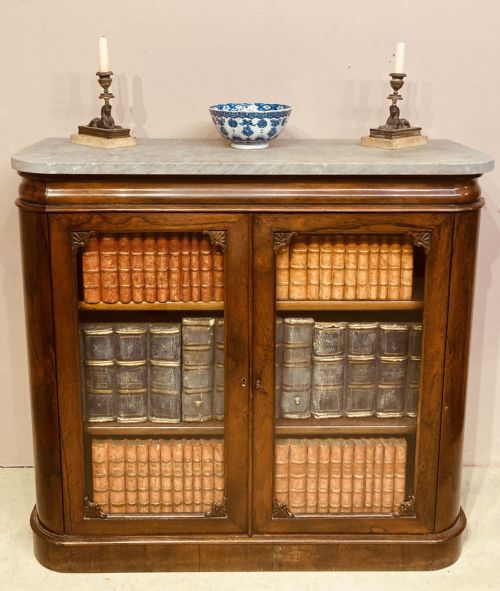 william iv rosewood side cabinet - CATEGORY: ANTIQUE BOOKCASES - DATED 19TH CENTURY