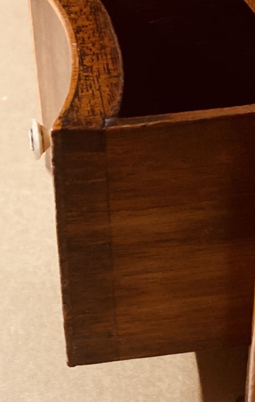 SHERATON MAHOGANY DRESSING TABLE MIRROR - ADDITIONAL PHOTO 3