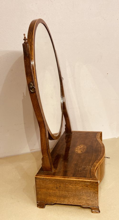 SHERATON MAHOGANY DRESSING TABLE MIRROR - ADDITIONAL PHOTO 8