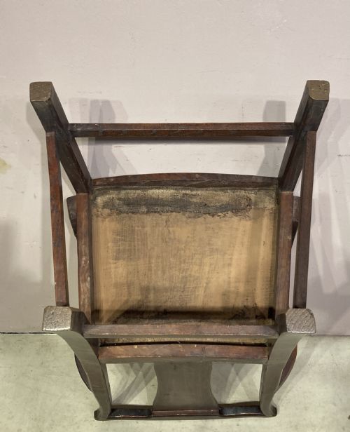 GEORGIAN FRUITWOOD COUNTRY ARMCHAIR - ADDITIONAL PHOTO 5