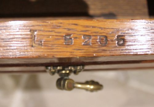 GILLOW CO OAK PEDESTAL DESK - ADDITIONAL PHOTO 2