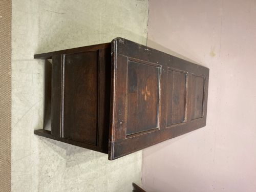 CHARLES I ARCADED FRONT COFFER - ADDITIONAL PHOTO 8