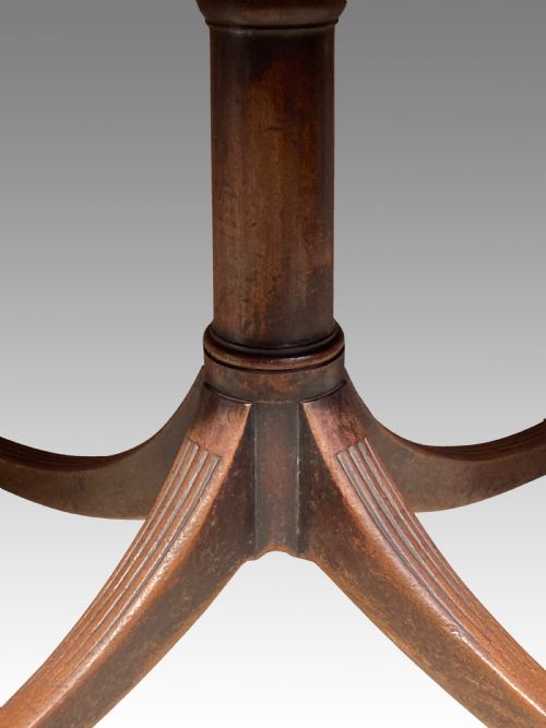 GEORGIAN TWIN PEDESTAL MAHOGANY DINING TABLE - ADDITIONAL PHOTO 2
