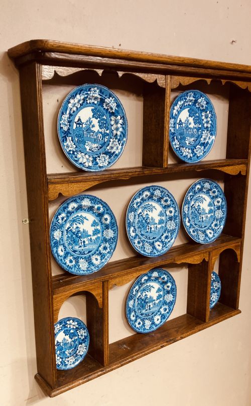 SMALL WELSH OAK HANGING SHELVES - ADDITIONAL PHOTO 3
