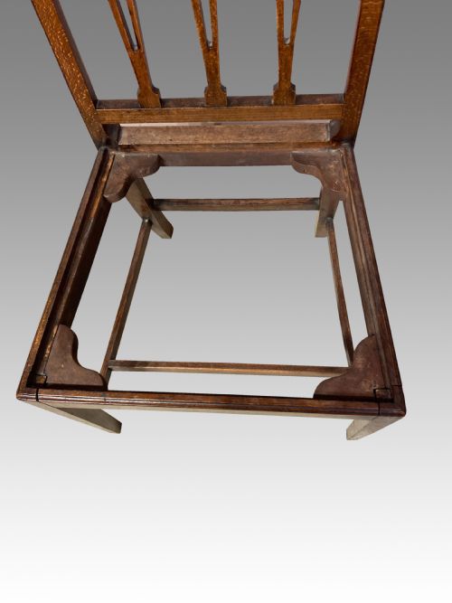SET OF 6 GEORGIAN COUNTRY DINING CHAIRS - ADDITIONAL PHOTO 1