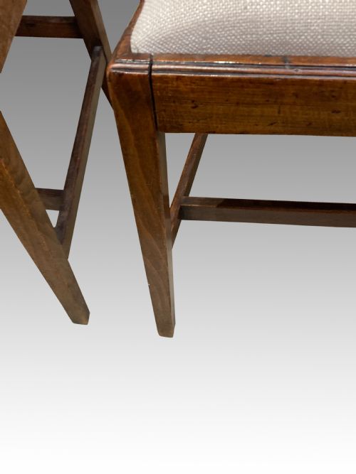 SET OF 6 GEORGIAN COUNTRY DINING CHAIRS - ADDITIONAL PHOTO 4