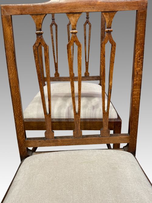 SET OF 6 GEORGIAN COUNTRY DINING CHAIRS - ADDITIONAL PHOTO 5