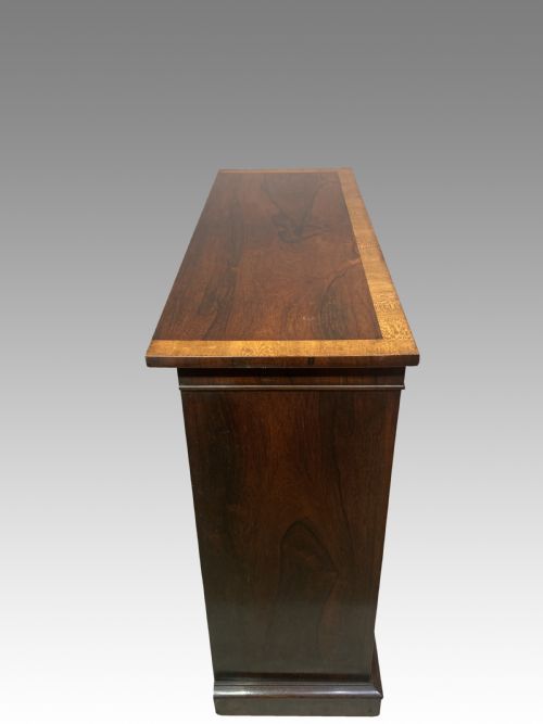 REGENCY ROSEWOOD OPEN BOOKCASE - ADDITIONAL PHOTO 2