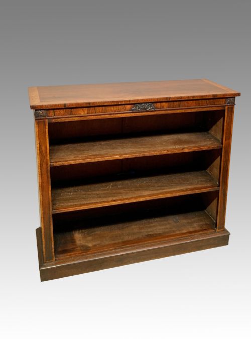 REGENCY ROSEWOOD OPEN BOOKCASE - ADDITIONAL PHOTO 7