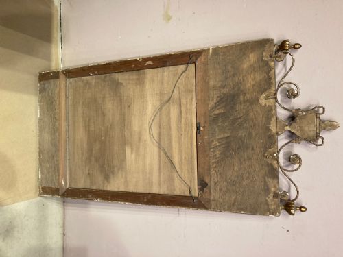 FRENCH PAINTED AND GILDED PIER MIRROR - ADDITIONAL PHOTO 5