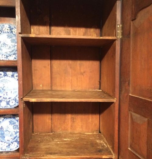 GEORGIAN WELSH OAK KITCHEN DRESSER - ADDITIONAL PHOTO 4