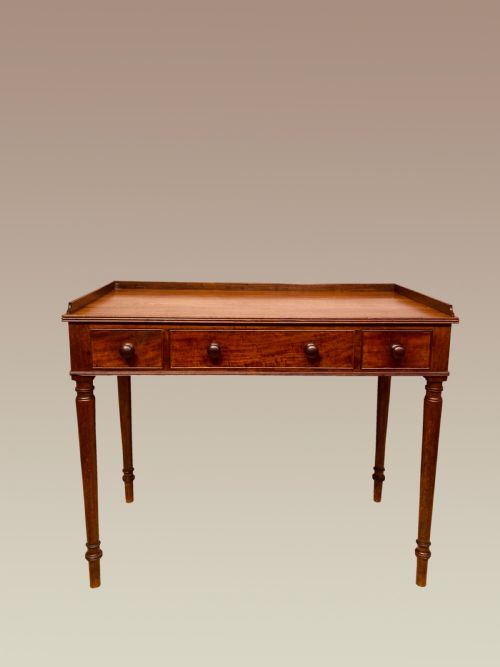 GEORGIAN MAHOGANY WRITING TABLE - ADDITIONAL PHOTO 5