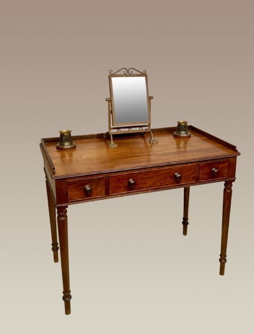 GEORGIAN MAHOGANY WRITING TABLE - ADDITIONAL PHOTO 6