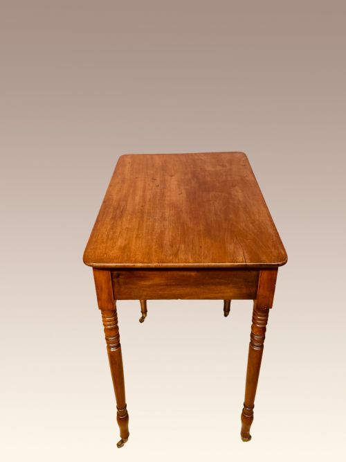 SMALL GEORGIAN MAHOGANY WRITING TABLE - ADDITIONAL PHOTO 1