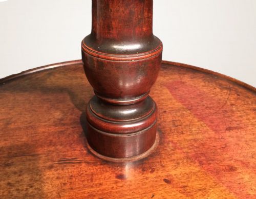 GEORGIAN MAHOGANY CIRCULAR DUMB WAITER - ADDITIONAL PHOTO 2