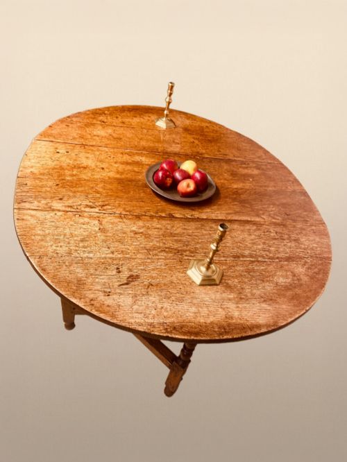 GEORGIAN OAK GATELEG TABLE - ADDITIONAL PHOTO 8