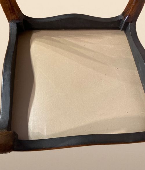 VICTORIAN ROSEWOOD CABRIOLE LEG DRESSING STOOL - ADDITIONAL PHOTO 1