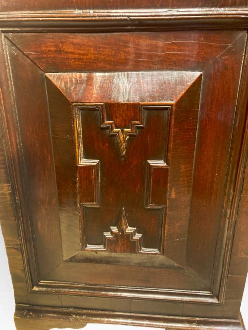 EARLY WALNUT TWO DOOR CUPBOARD - ADDITIONAL PHOTO 3