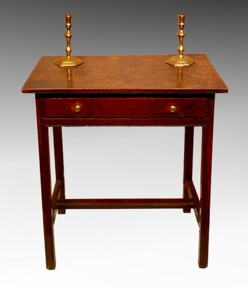 Antique  Welsh oak side table.