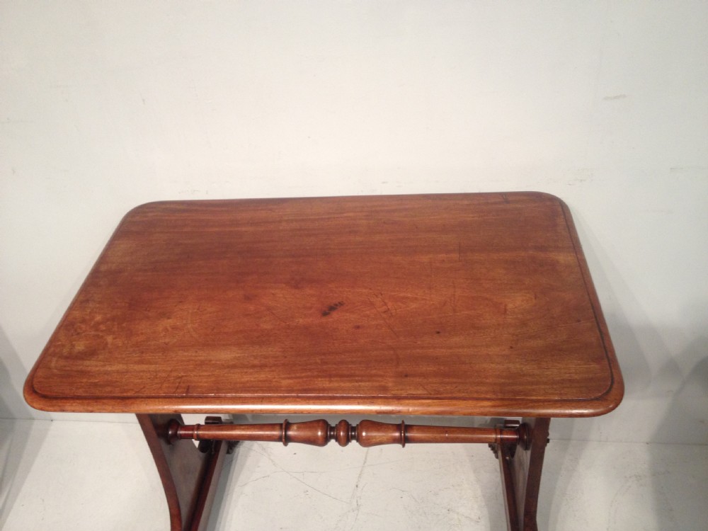 William IV mahogany side table. View III