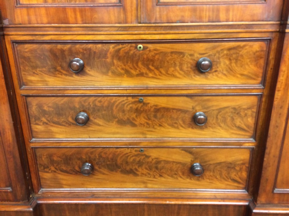 William IV mahogany wardrobe. View II