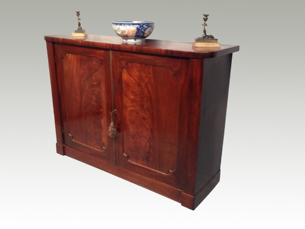 Georgian mahogany cabinet. View II