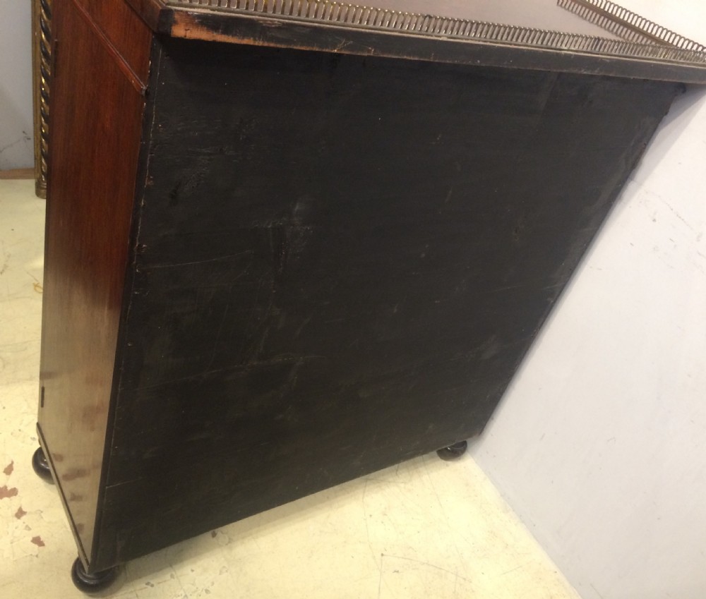 Regency rosewood two door cabinet. View VI