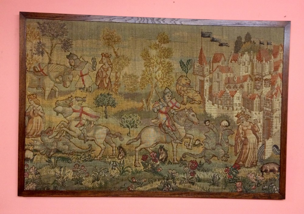 19th century tapestry panel.