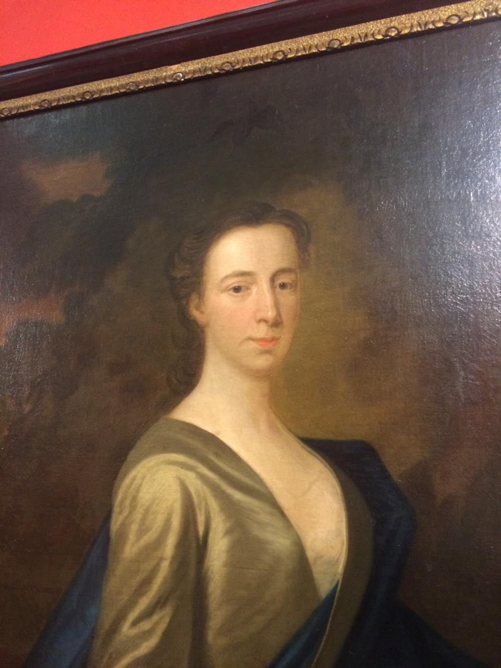 Geo II portrait of a lady ,possibly by Charles Jervas. View V