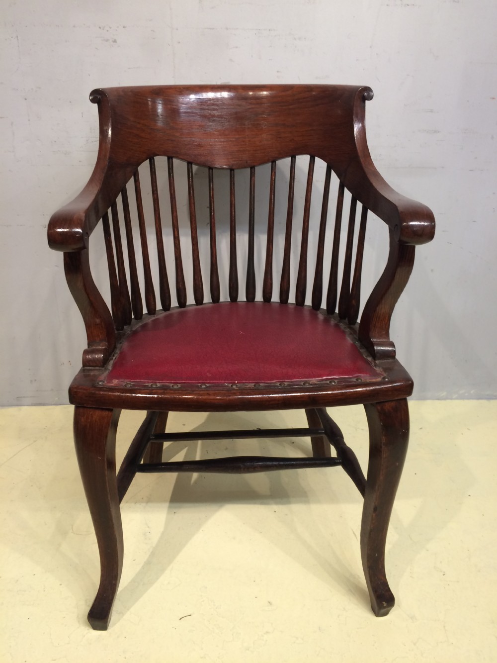 Oak desk chair by Goodall,Lamb and Heighway.