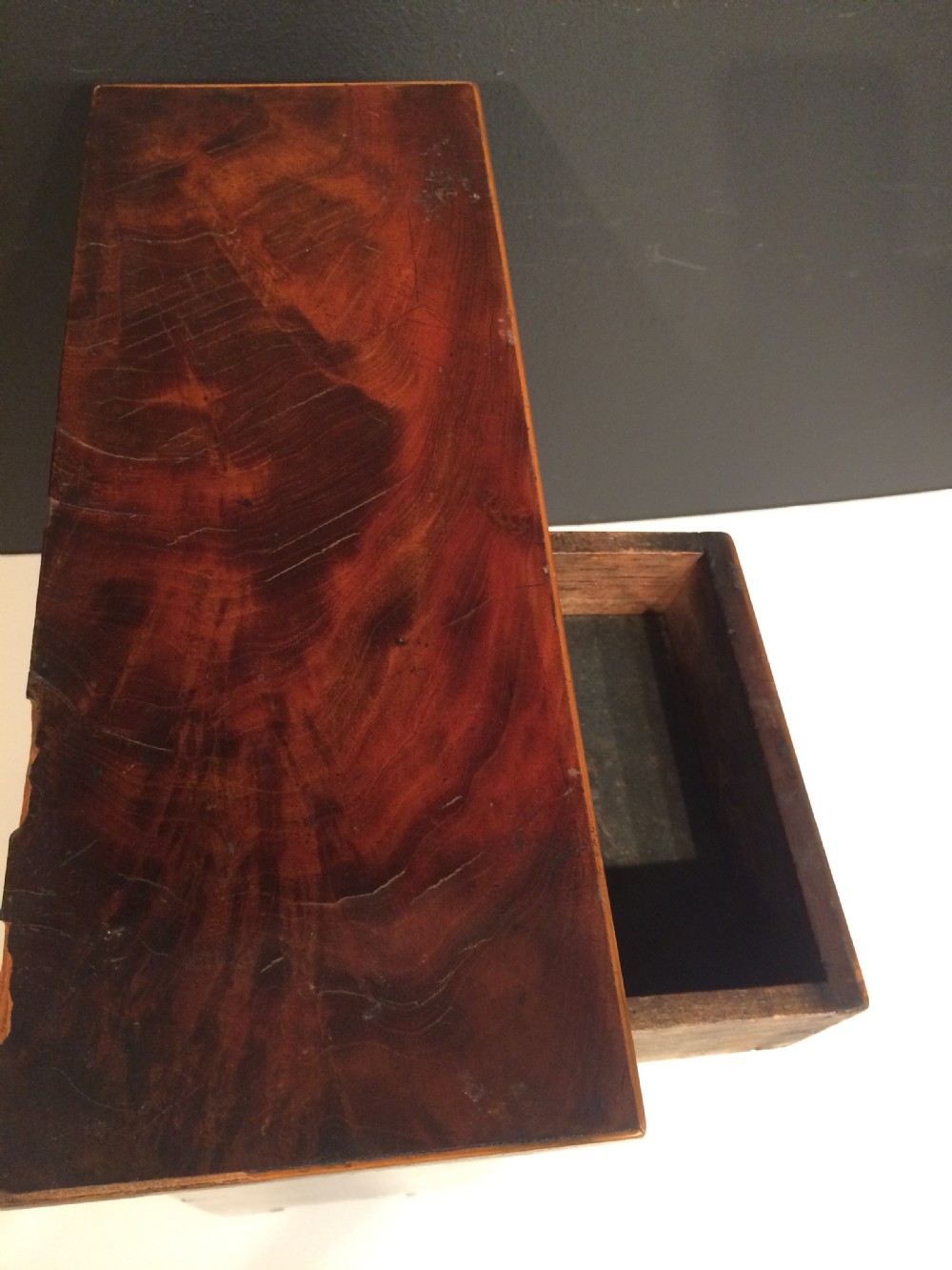 Georgian mahogany miniature chest of drawers. View VI