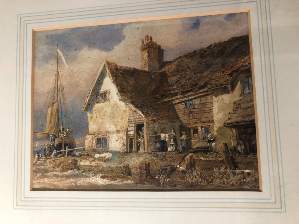 Pair of watercolours by Sam Prout. View II