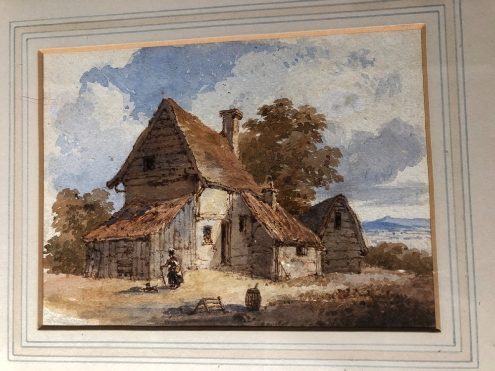 Pair of watercolours by Sam Prout. View VI