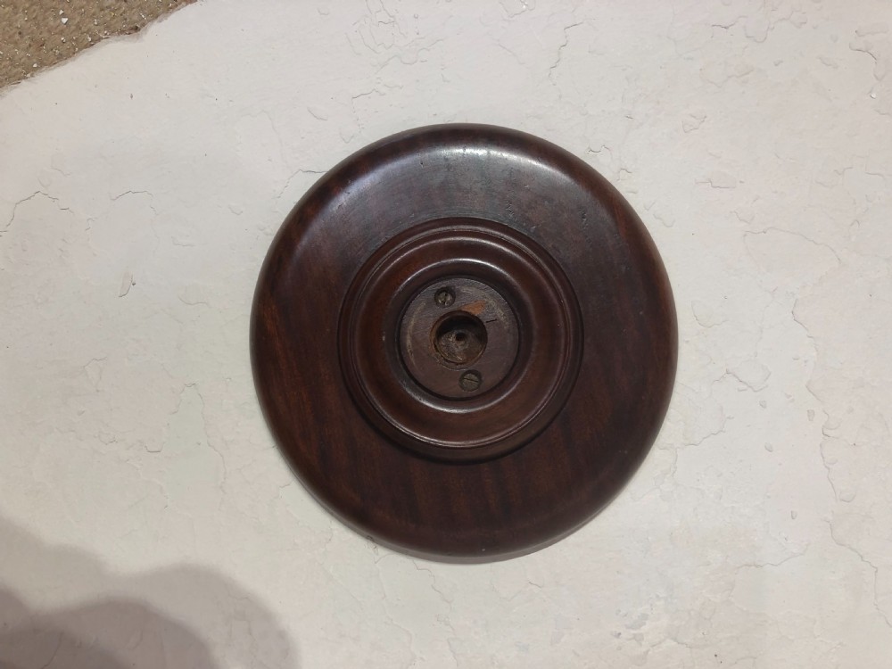 Pair of 19th century carved mahogany torcheres. View VII
