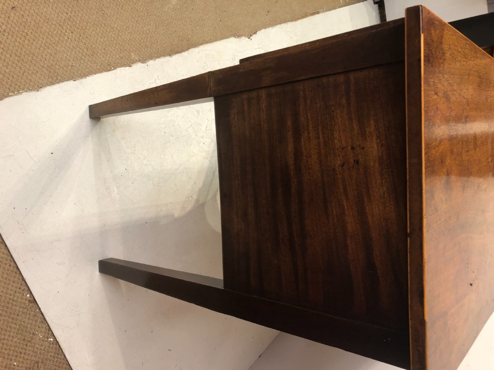 Georgian mahogany breakfront sideboard. View VIII
