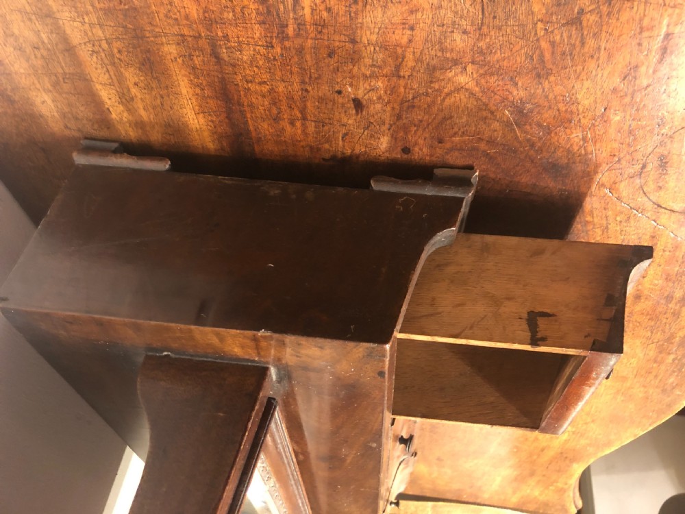 Large Georgian mahogany dressing table mirror. View III