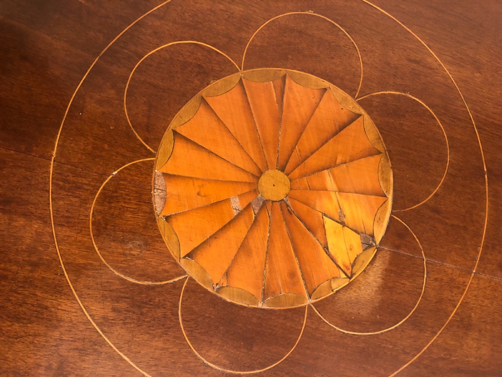 19th century tilt top mahogany tripod table. View V