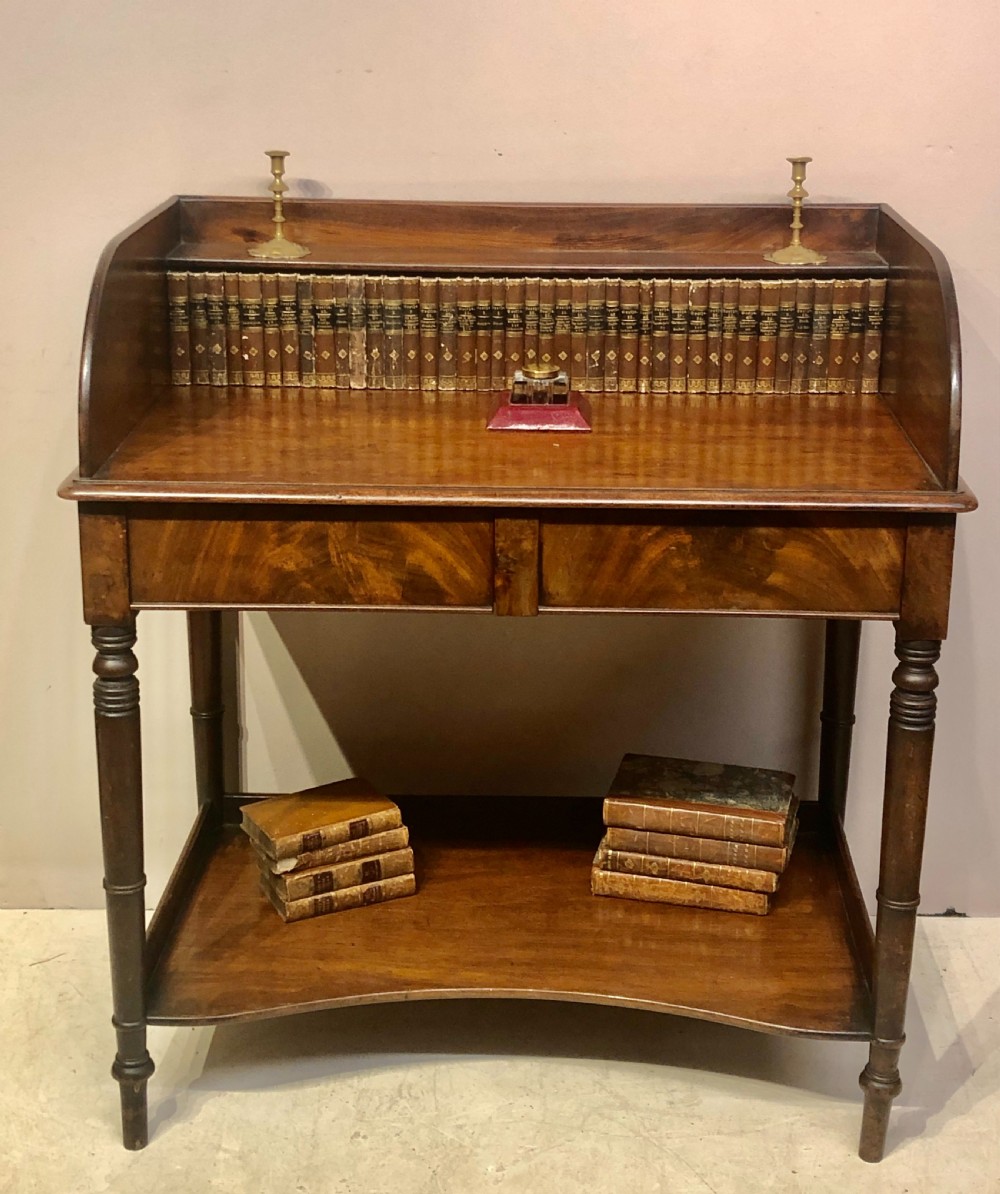 Georgian mahogany writing table.