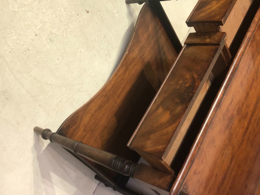 Georgian mahogany writing table. View II