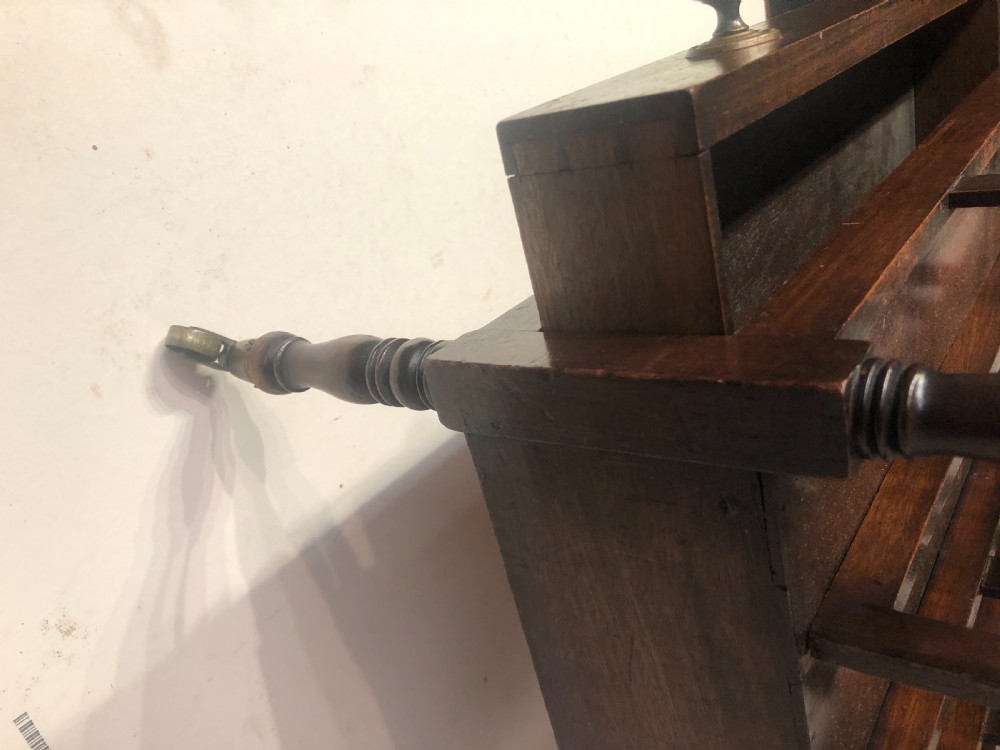 Georgian mahogany canterbury. View V
