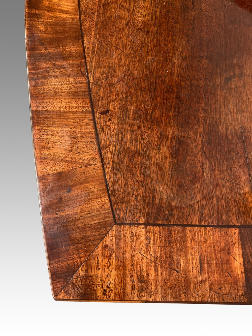 Admiral Nelson mahogany chest of drawers.  View V