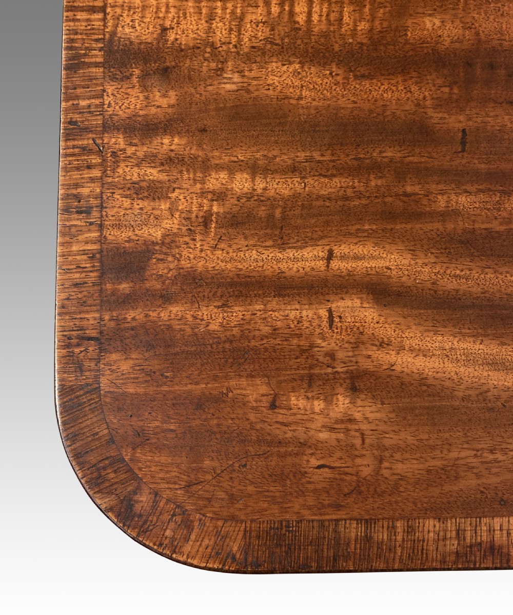 Regency mahogany sofa table. View III