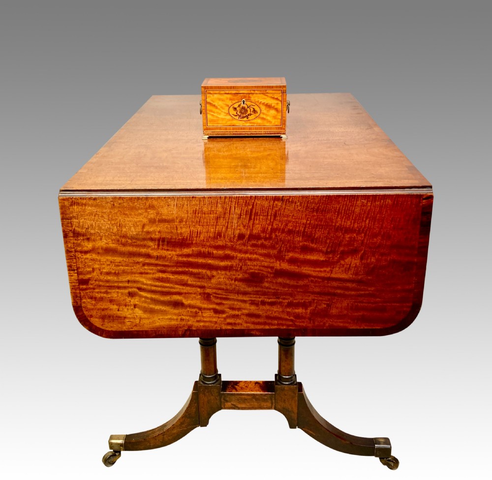 Regency mahogany sofa table. View VIII