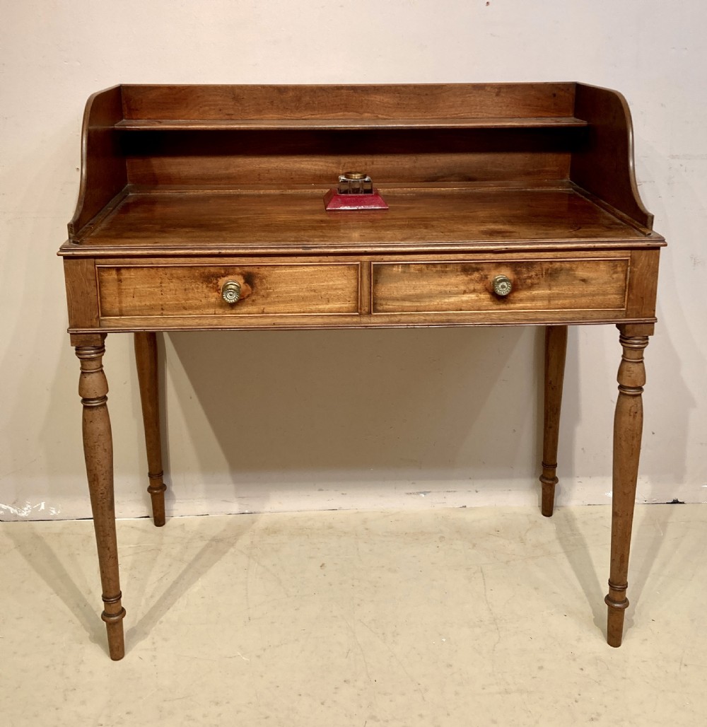 Georgian mahogany writing table.